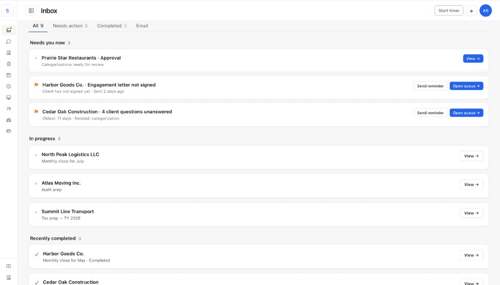 Tasks & Team — Synoro product screenshot